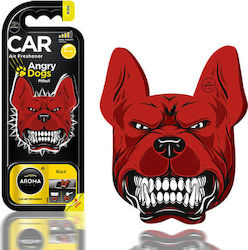 Aroma Car Car Air Freshener Tab Pendand Angry Dogs Black