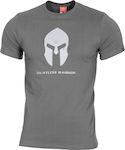 Pentagon Ageron "Spartan Helmet" T-shirt Wolf in Gray Farbe K09012-SH-08WG