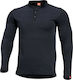 Pentagon Romeo Henley Shirt Bluse in Schwarz Fa...