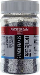 Royal Talens Amsterdam 130 Νιφάδες Ασημί Painting Accessories 50gr 24263130