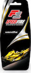Ucare Αρωματική Καρτέλα Κρεμαστή Αυτοκινήτου F1 Vanilla