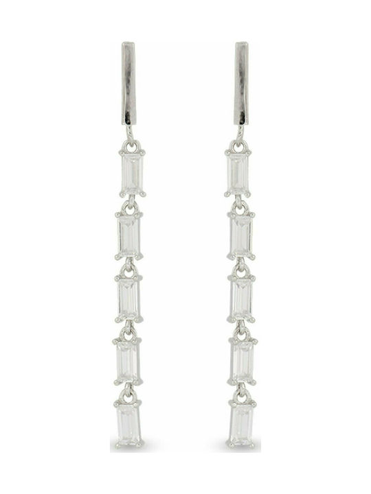 Luxenter Earrings Pendants made of Silver with Stones EQ15600