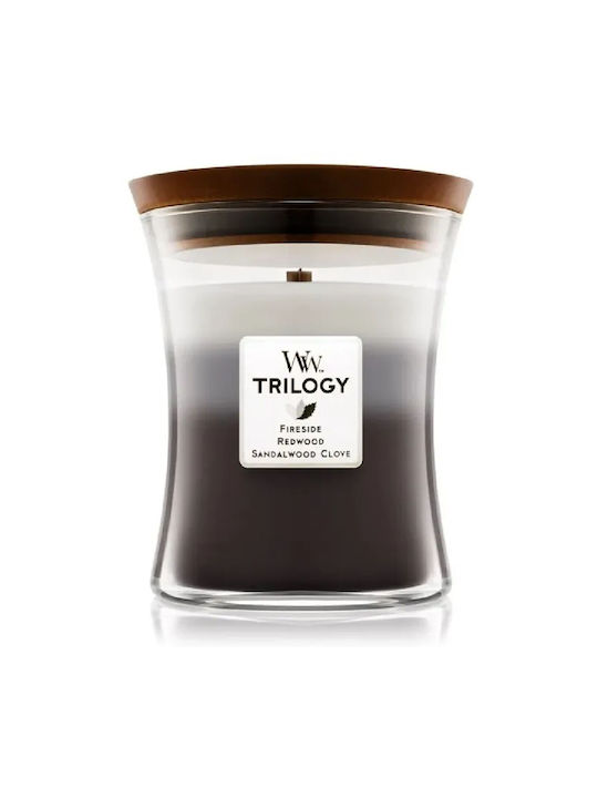 WoodWick Aromatic Candle in Jar with Trilogy Fi...