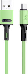 Usams SJ435 SJ435USB02 Reguläres USB 2.0 zu Micro-USB 1m Grüne