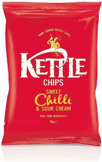 Kettle Chips Chips With Sweet Chilli & Sour Cream Flavor 150gr
