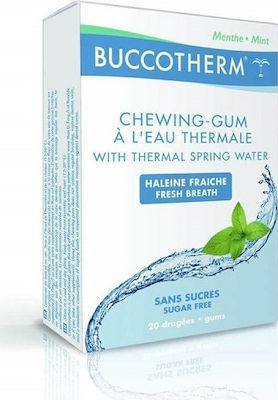 Buccotherm Chewing Gum with Thermal Spring Water Sugar Free 20τμχ