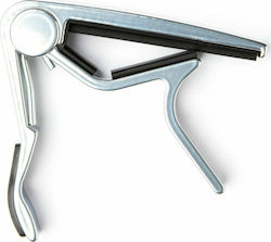 Dunlop Metallic Trigger Capo for Classic Guitar Trigger Capo Classical Flat 88N Silver