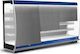 Tecnodom Stromboli 90 C Vitrină frigorifică Self-Service fără Motor 832lt 125x96.8x200cm.