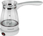 Sokany SK-607 Electric Greek Coffee Pot 600W with Capacity 270ml White