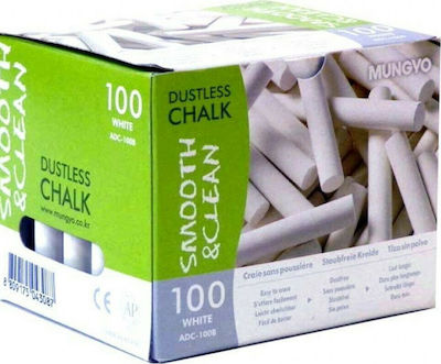 Mungyo Set 100 White Chalk