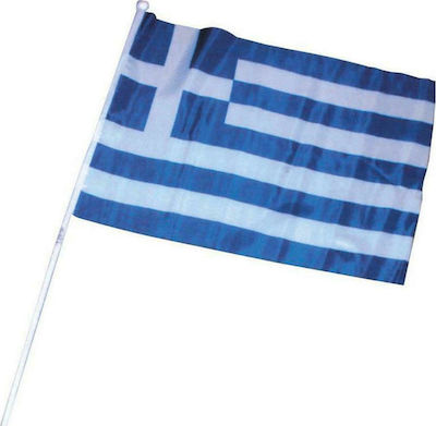 Polyester Flag of Greece with Stake 45x30cm