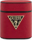 Guess Saffiano Case Silicone Case Red for Apple...