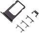Υποδοχή κάρτας SIM Side Button Μαύρο για iPhone 8 Plus