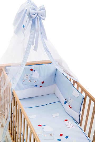 Bebe Stars Set Für Krippe Fisherman Hellblau 4Stück