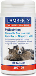 Lamberts Pet Nutrition Chewable Glucosamine Complex for Cats & Dogs 90τμχ