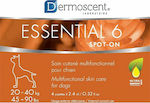 Dermoscent Essential 6 Spot-On for Dogs 20-40kg 4pc 4 tabs