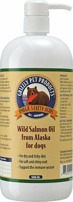 Grizzly Wild Salmon Oil from Alaska Salmon Oil for Dogs 1000ml