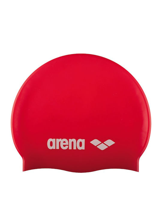 Arena Silicone Kids Swimming Cap Red