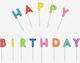 Legami Milano Κεράκι Γενεθλίων Happy Birthday Πολύχρωμο 13τμχ HAP0002
