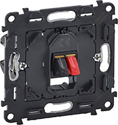 Legrand Valena Audio & Video Speakers Socket Mechanism Black 753072