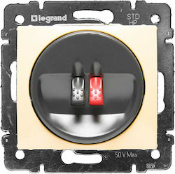 Legrand Front Audio & Video Speakers Socket Beige 774123