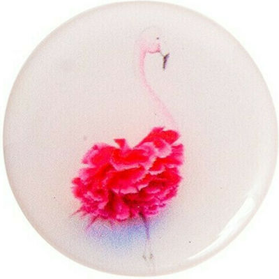 Pop Socket Κινητού Flower Flamingo Ροζ