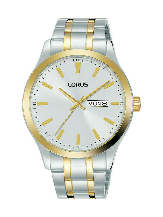 Lorus Uhr Batterie mit Silber Metallarmband RH346AX9