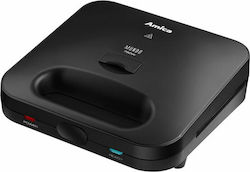 Amica SMK4011 Sandwich Maker with Removable Plates for for 2 Sandwiches Sandwiches 750W Black