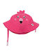 Zoocchini Kids' Hat Bucket Fabric Sunscreen Flamingo Fuchsia