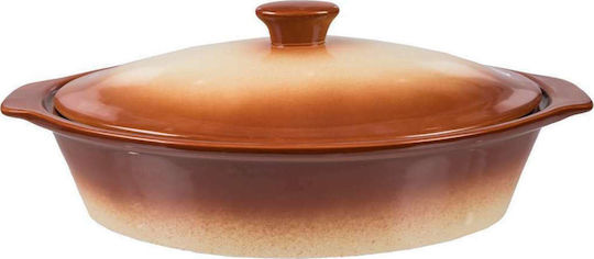 Art et Lumiere Dionysos Dutch Oven Oval Ceramic 38x22cm 1pcs