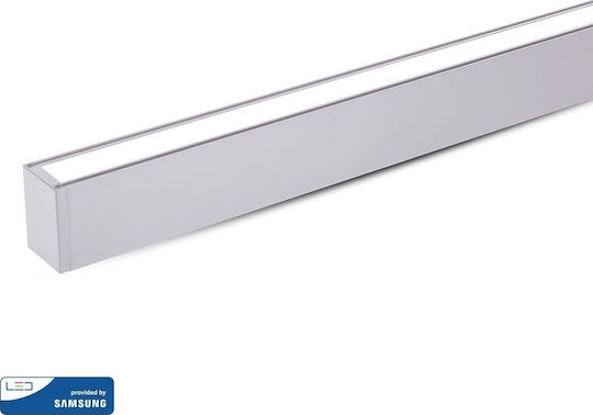 V-TAC LED Γραμμικό Φωτιστικό Οροφής 60W Φυσικό Λευκό IP20 με Ρυθμιζόμενη Ένταση Μ120xΒ7.5xΥ10.5εκ.