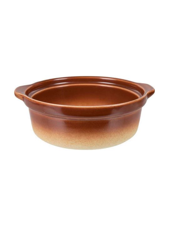 Art et Lumiere Dionysos Porcelain Round Heat-Resistant Cookware for Souffle 17x17cm