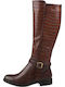 La Coquette Women's Boots with Zipper Brown