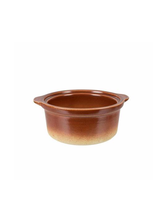 Art et Lumiere Dionysos Porcelain Round Heat-Resistant Cookware for Souffle 17x17x7cm