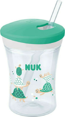 Nuk Baby & Toddler Cups Action made of Plastic Turquoise 1pcs 230ml for 12m+m+ 10.751.136