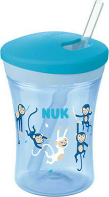 Nuk Baby & Kleinkind Becher Action aus Kunststoff Blau 1Stück 230ml für 12m+m+ 10.751.136