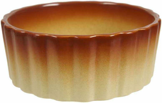 Art et Lumiere Dionysos Porcelain Round Heat-Resistant Cookware for Souffle 20x20cm