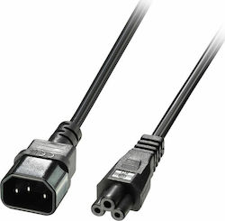 Lindy Extensie C5 C14 2m 30341 IEC C14 - IEC C5 Cablu 2m Negru (30341)