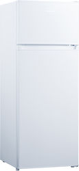 Crown Ψυγείο Δίπορτο 206lt Υ143xΠ55xΒ55.5εκ. Λευκό