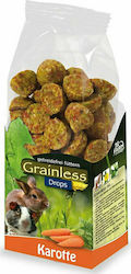 JR Farm Grainless Carrot Drops for Rodents & Rabbits Dwarfs 140gr