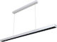 V-TAC LED Kommerzielle lineare Beleuchtung Leuchte Decke 60W Naturweiß IP20 mit einstellbarer Helligkeit B120xT6.4xH3.5cm
