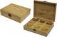 Next Box DIY Crafting Surfaces 24177------2 Holzkiste mit 9 Fächern 23,5x19x6,5cm