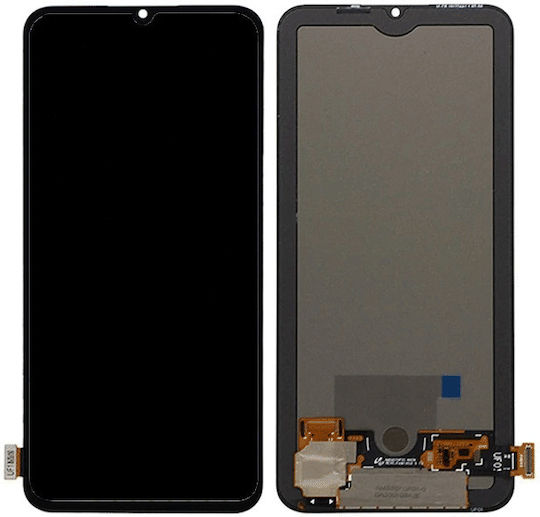 Екран OLED OLED със Сензорен Механизъм за Mi 10 Lite - Ми 10 Лайт (Черен)
