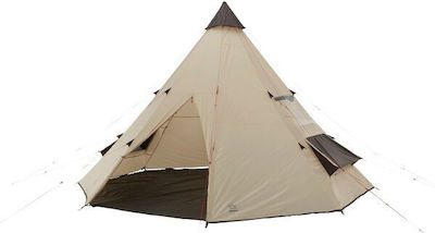 Grand Canyon Black Falls 8 Camping Tent Black 4 Seasons for 8 People 500x500x300cm