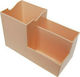 Plastic Pencil Holder in Orange Color 1pcs 15x10x15cm 35921-02---2