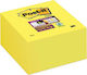 3M 2028S Post-it Notes Pad Cube 350 Sheets Yellow 7.6x7.6cm