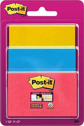 3M 3432SS3 Post-it Notes Pad 135 Sheets Multicolour Set 3pcs