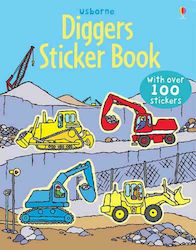 USBORNE : FIRST STICKER BOOK DIGGERS (+ STICKERS) Paperback