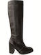 Paola Ferri Leather Women's Boots Black