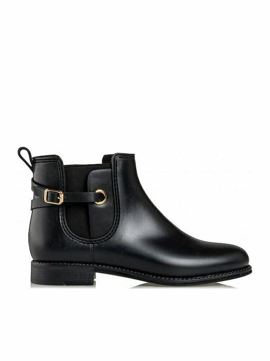 Women's Short Wellies Black